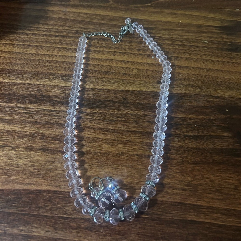 Pale pink 2028 jewelry set